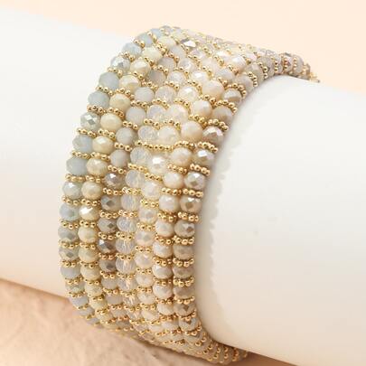 7 יחידות צמיד חרוזים פשוט