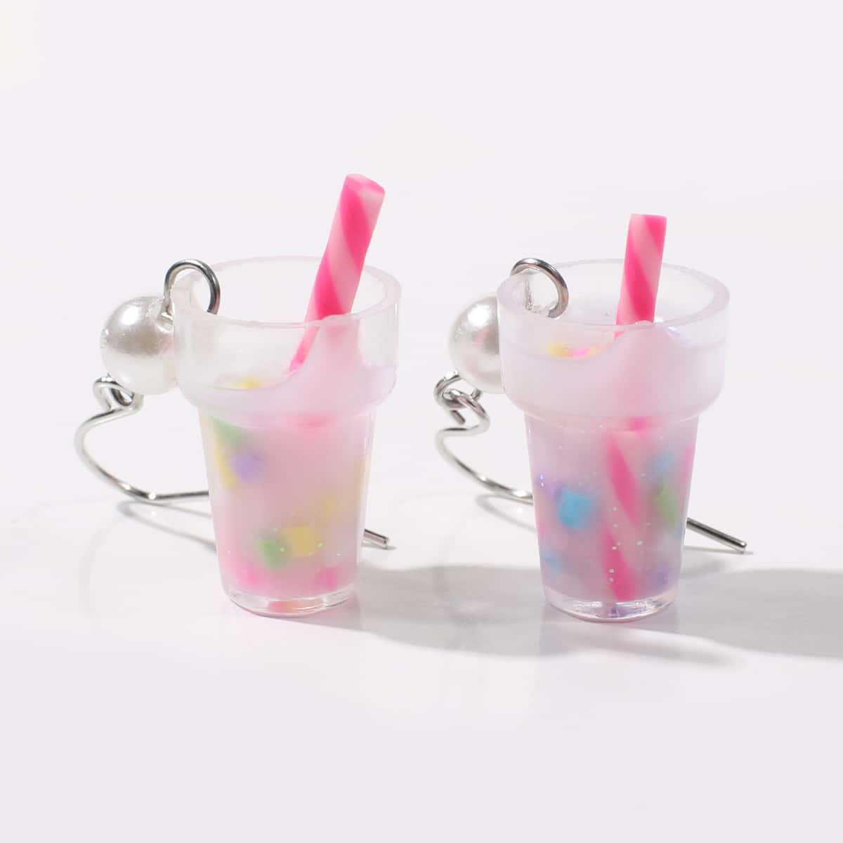 

Drink Bottle Design Drop Earrings, Multicolor