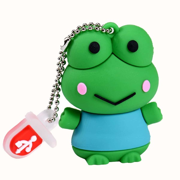 

USB-флеш-накопитель в форме лягушки, Зелёный