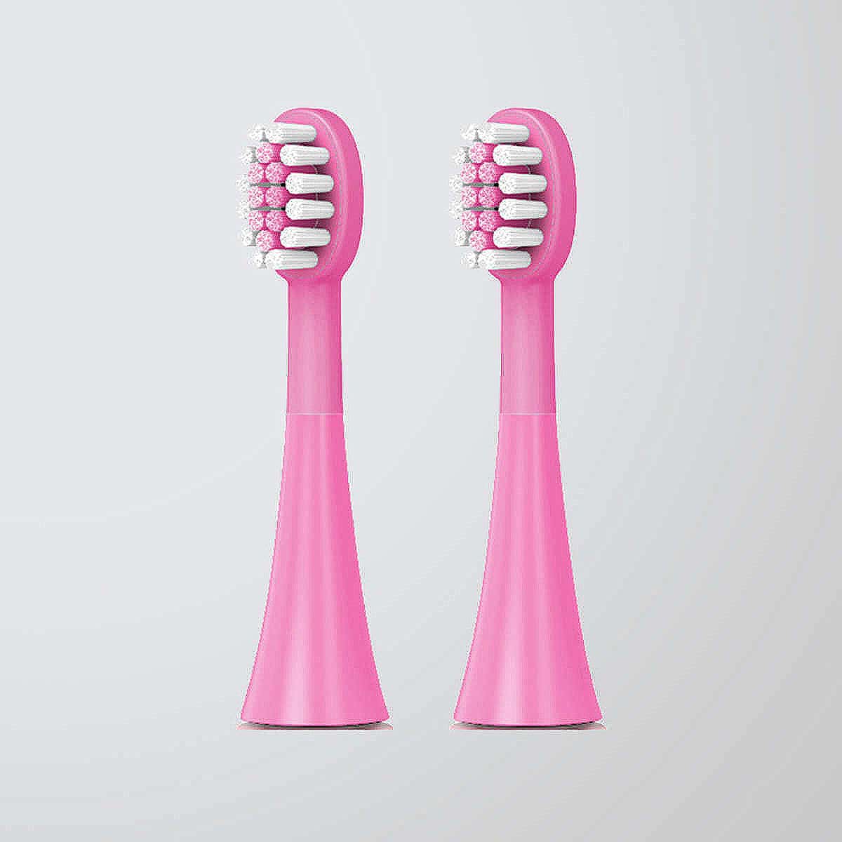 

2pcs Kids Electric Toothbrush Head, Pink