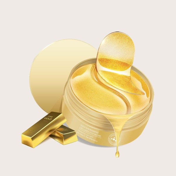 

30pairs Collagen Eye Sheet, Gold