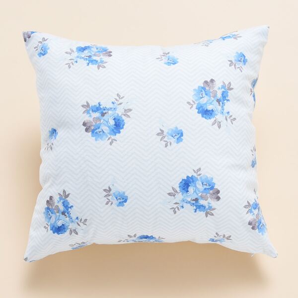

Flower Print Cushion Cover Without Filler, Multicolor