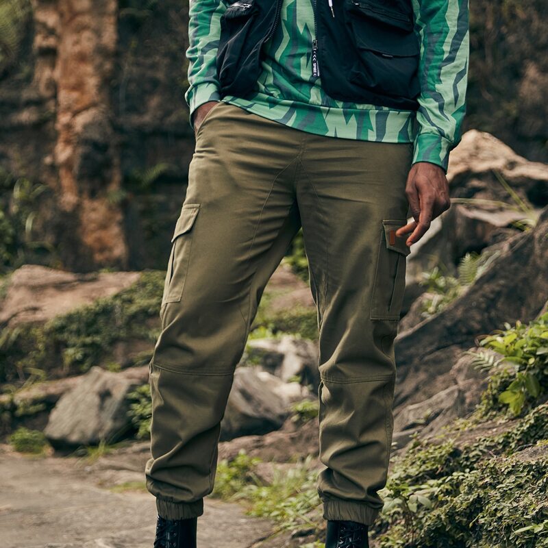 

Guys Drawstring Cargo Pants, Army green