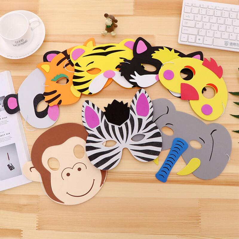 

Random 5pcs Animal Party Mask, Multicolor