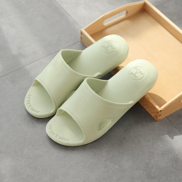 

Minimalist Shower Slippers, Green
