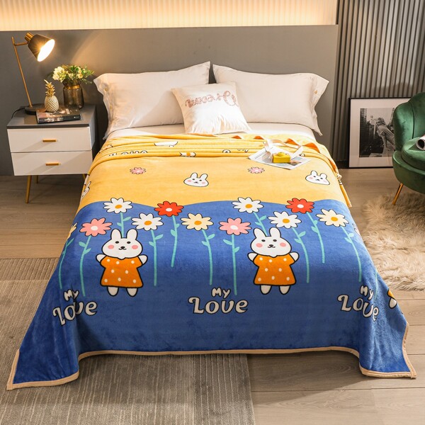 

Kids Cartoon Graphic Blanket, Multicolor