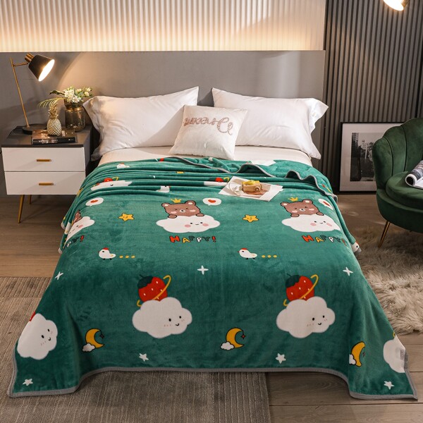 

Kids Cartoon Graphic Blanket, Multicolor