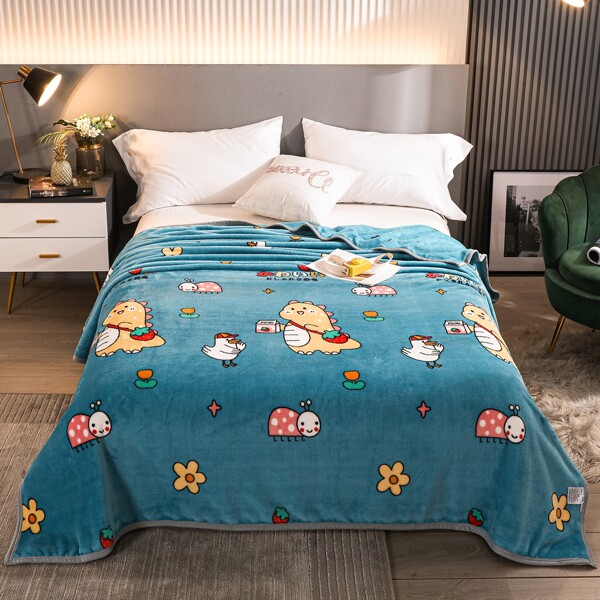 

Kids Cartoon Graphic Blanket, Multicolor