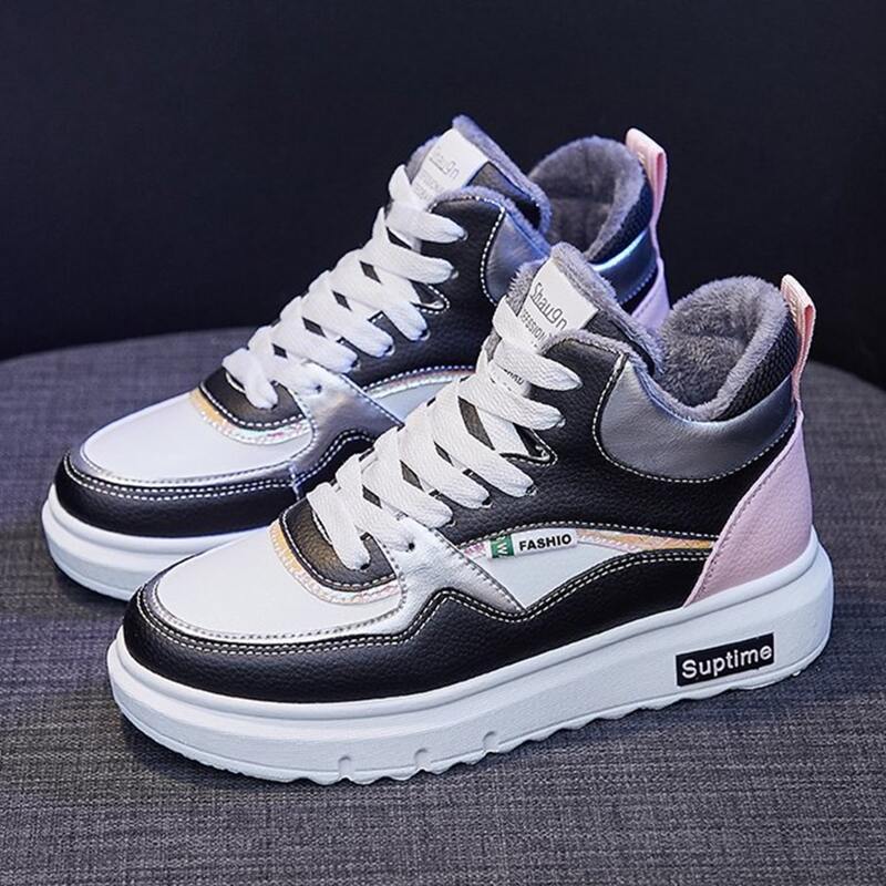 

Colorblock Lace-up Front Skate Sneakers, Multicolor