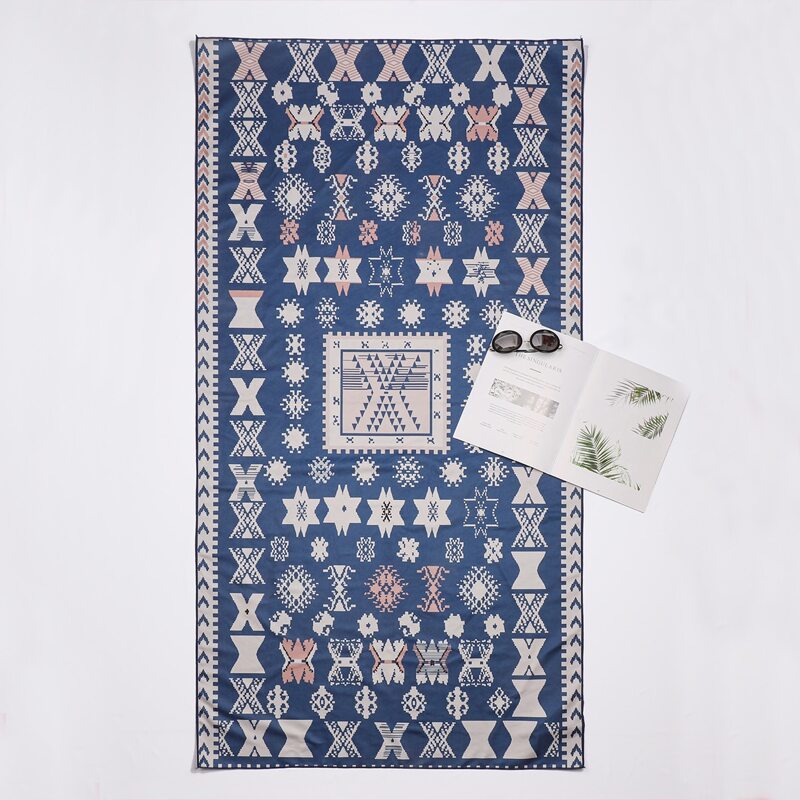 

Geo Print Beach Blanket, Multicolor