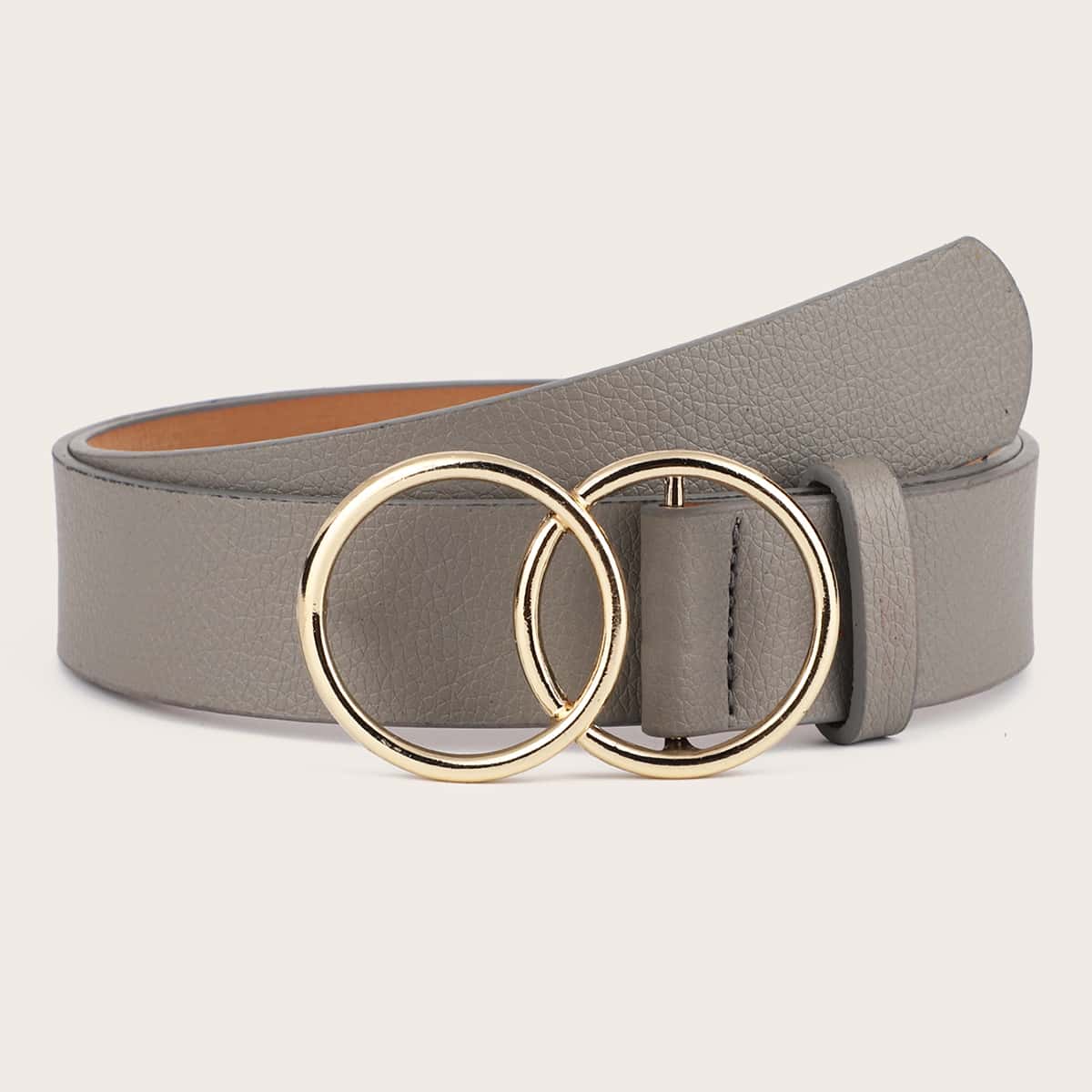 

Ring Buckle Belt, Grey
