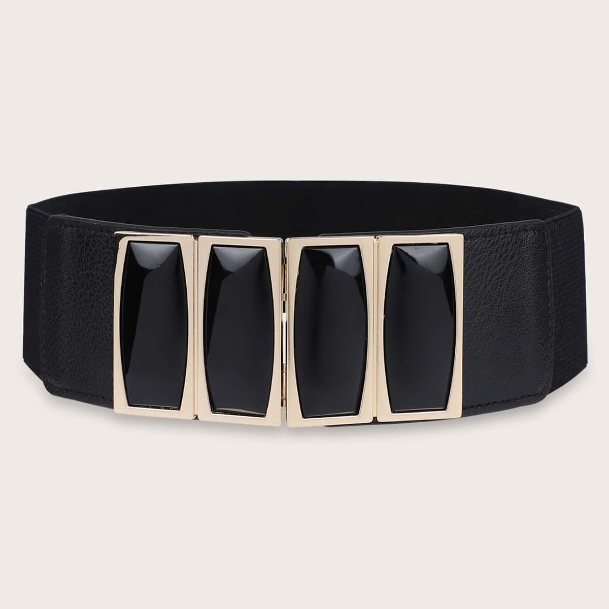 

Gemstone Wide Belt, Black