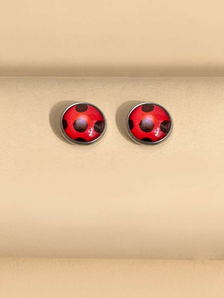 Ladybug Stud Earrings