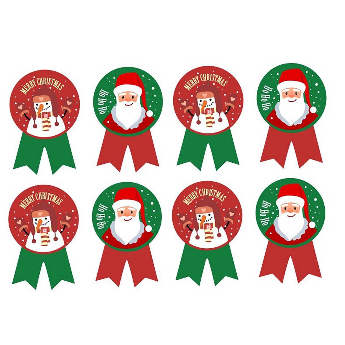 

80pcs Christmas Pattern Sealing Sticker, Multicolor