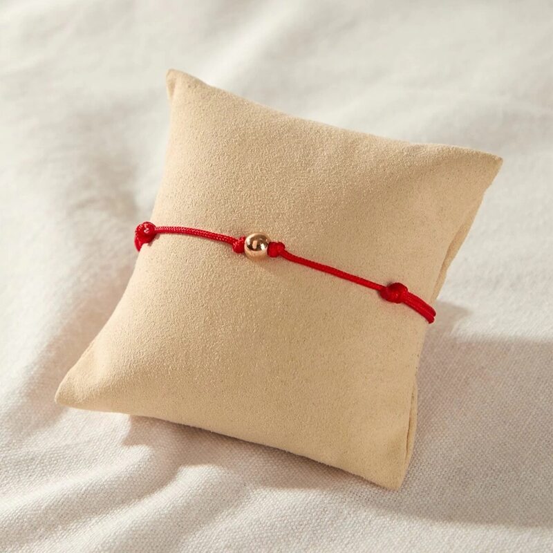 

Ball Rope Bracelet, Red