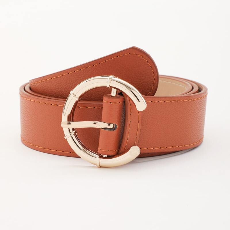 

Ring Buckle Belt, Rust brown