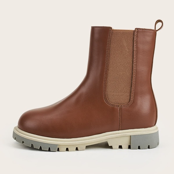 

Toddler Girls Minimalist Chelsea Boots, Brown