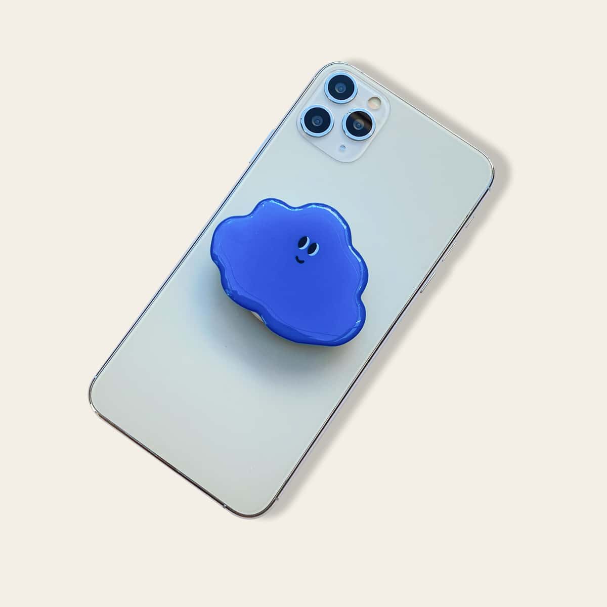 

Cartoon Shaped Stand-Out Phone Holder, Blue