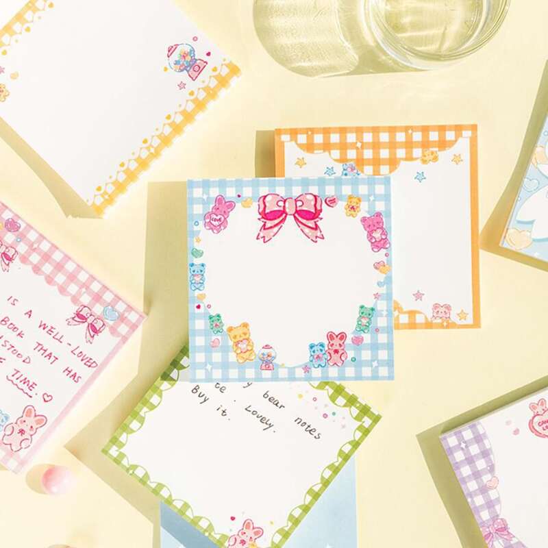 

1pc Random Cartoon Sticky Note, Multicolor