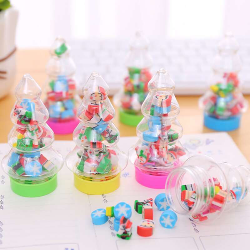 

20pcs Christmas Design Eraser, Multicolor