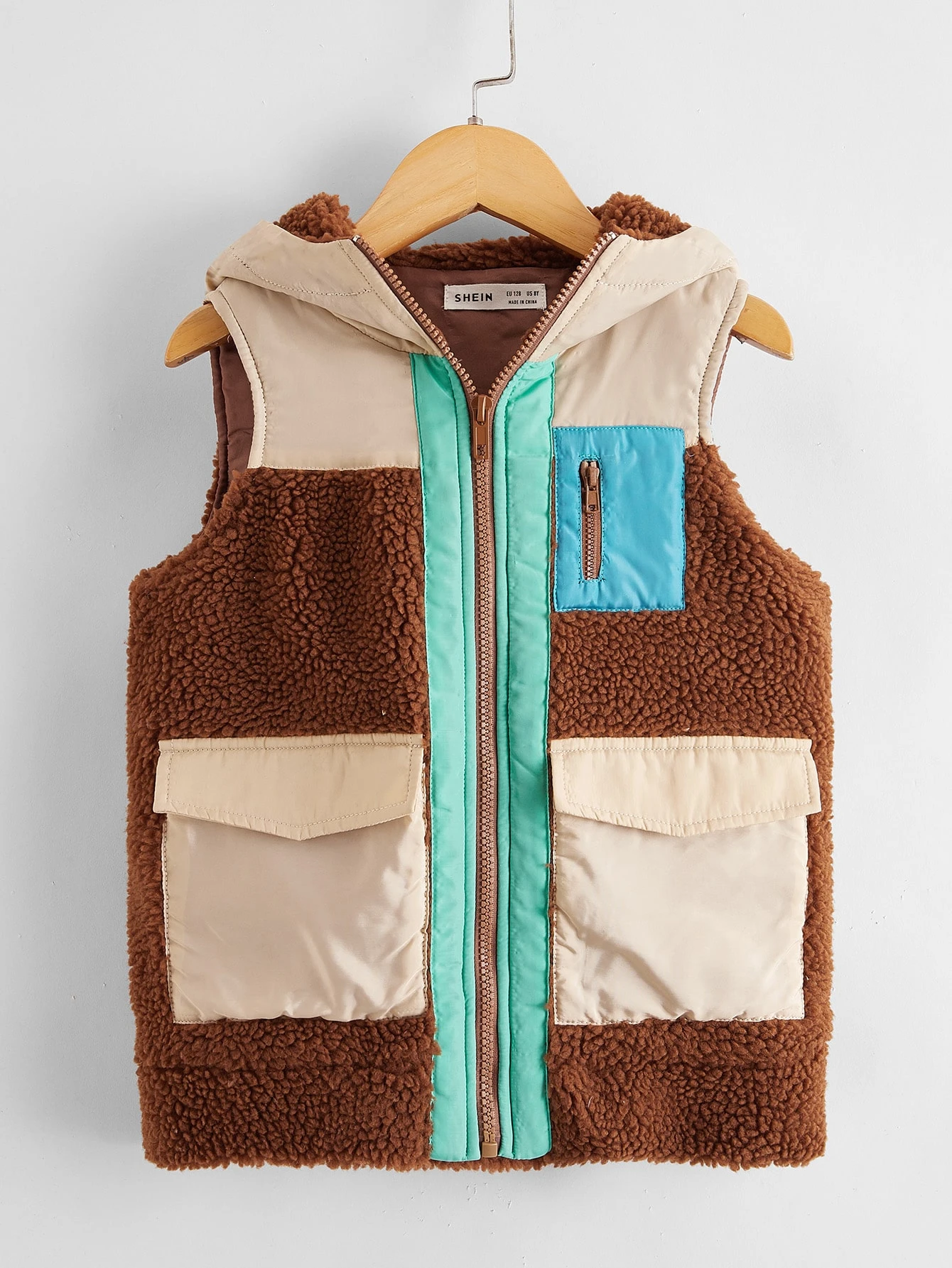 boys zip up vest