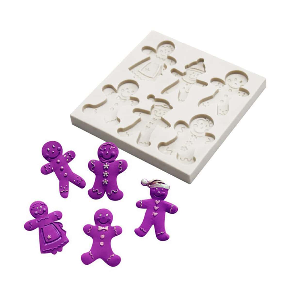 

1pc Christmas Biscuit Mold, Beige