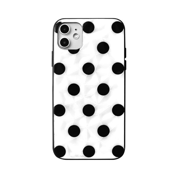 

Чехол для iPhone в горошек, Белый