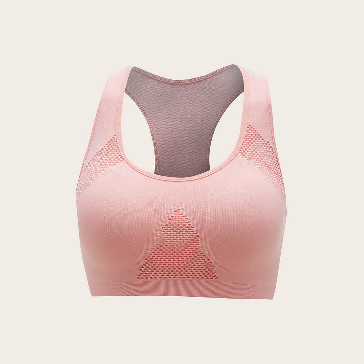 

Solid Sports Bra, Baby pink