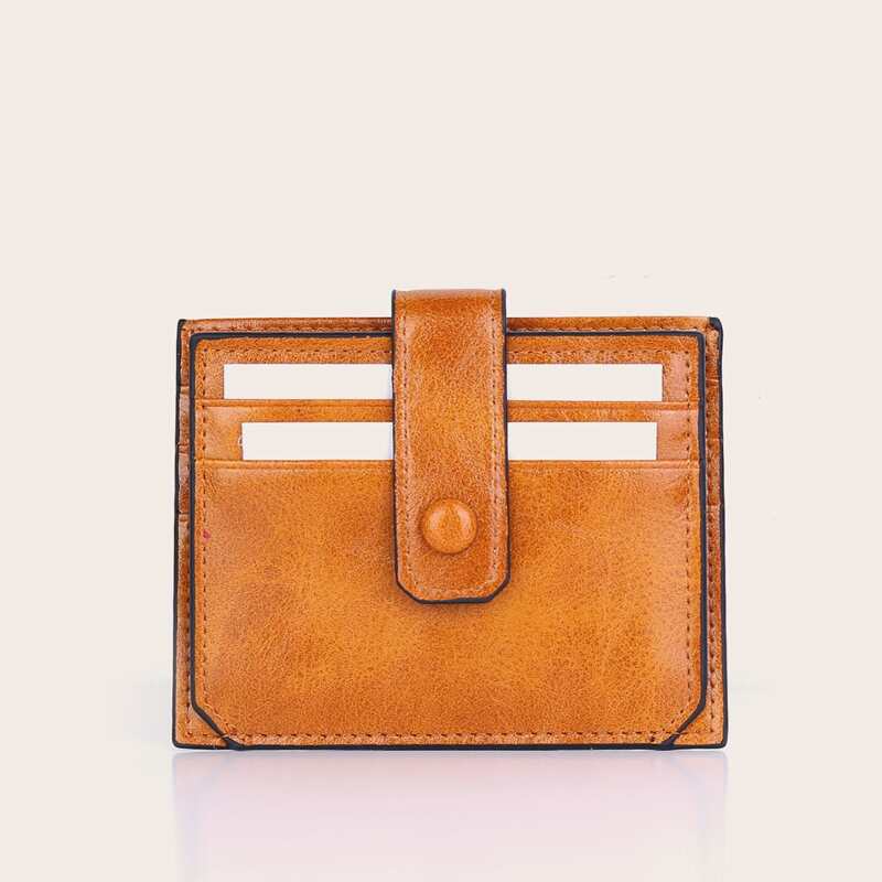

PU Leather Card Holder, Brown