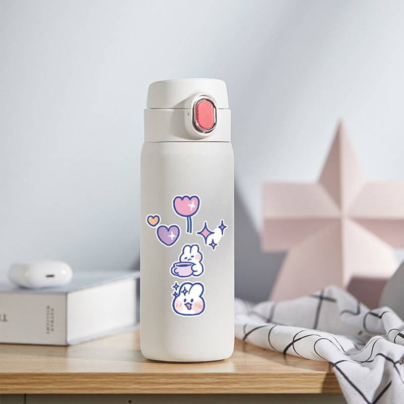 

40pcs Cartoon Rabbit Sticker, Multicolor