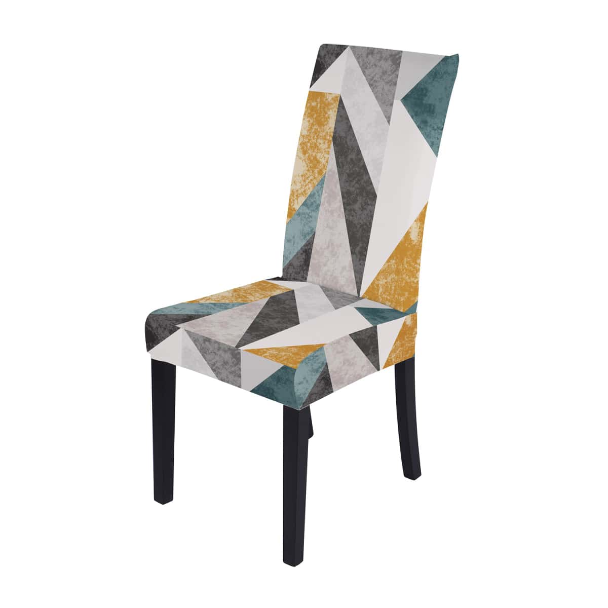 

Geometric Pattern Stretchy Chair Cover, Multicolor