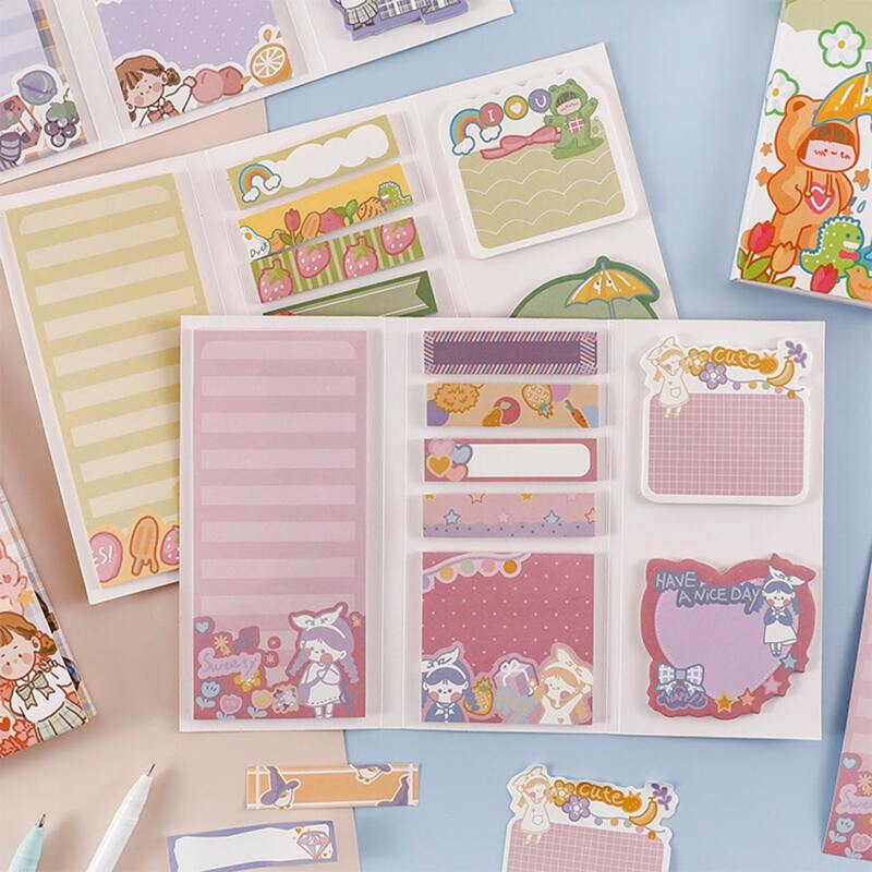 

1pack Random Cartoon Sticky Note, Multicolor