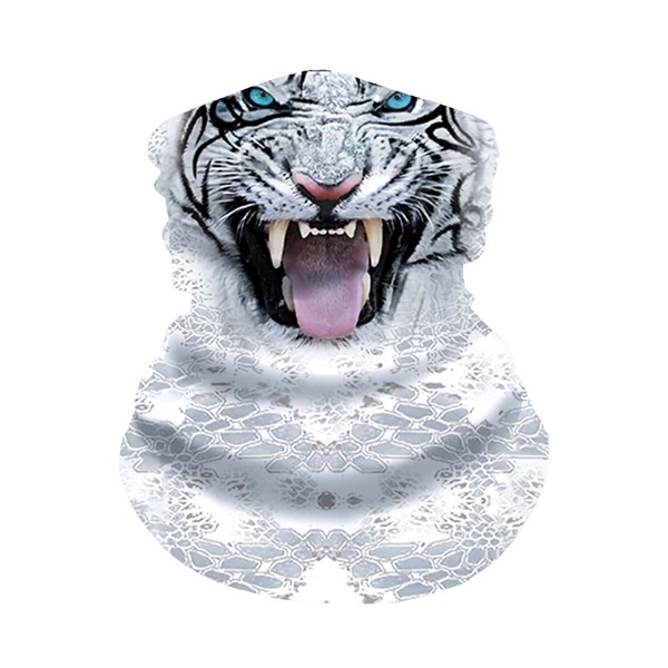 

Men Tiger Print Sun Protection For The Face, Multicolor