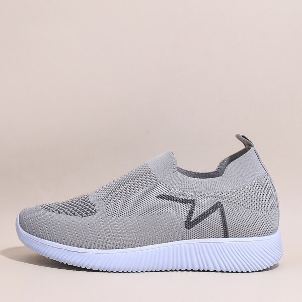 

Slip On Knit Sneakers, Grey