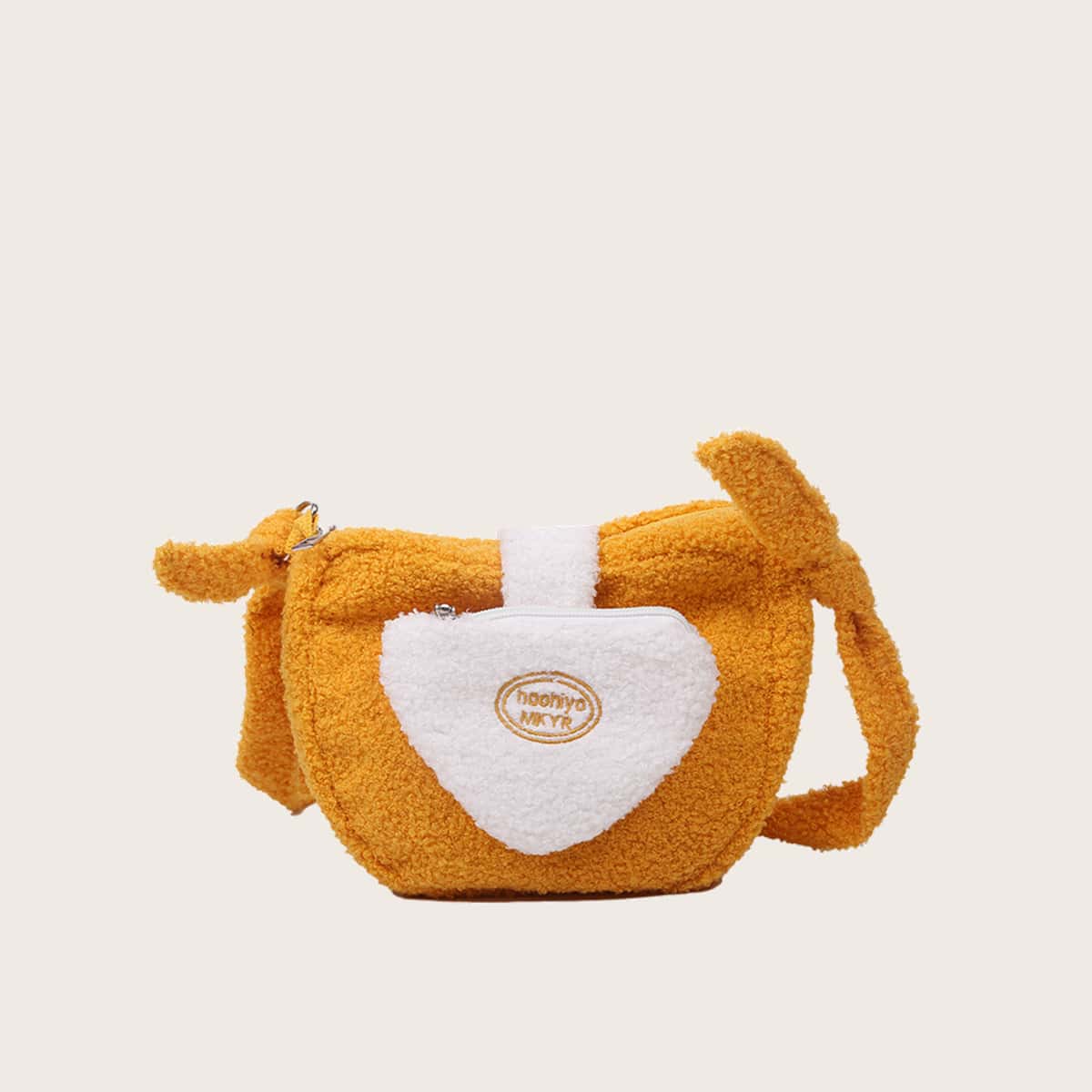 

Teddy Crossbody Bag, Mustard yellow