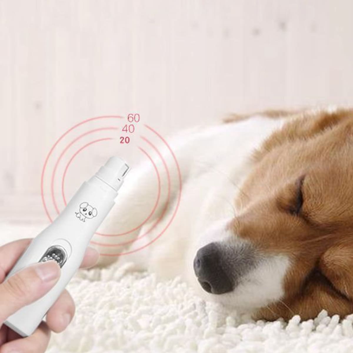 

Electric Dog Nail Grinder, White