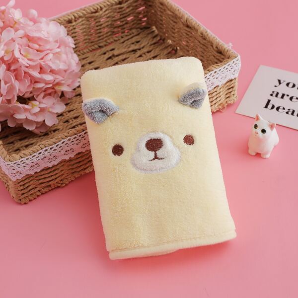 

Kids Cartoon Bear Towel, Yellow