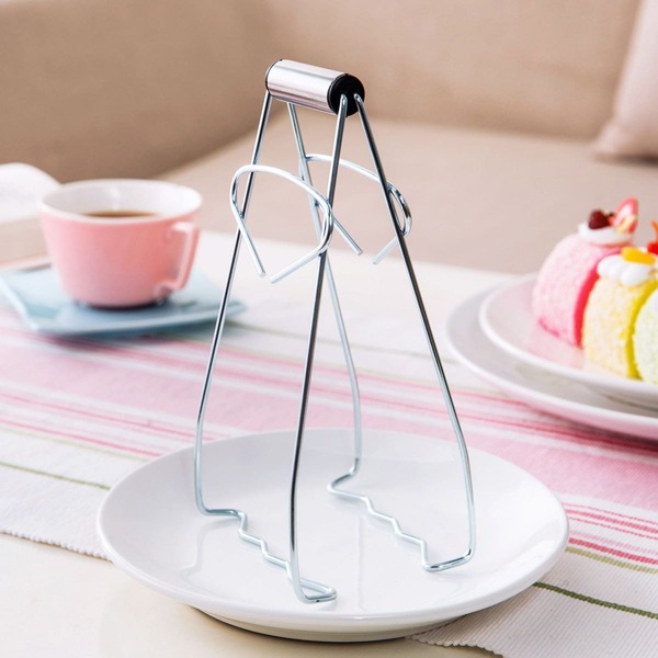 

1pc Anti Scald Bowl Clamp, Silver
