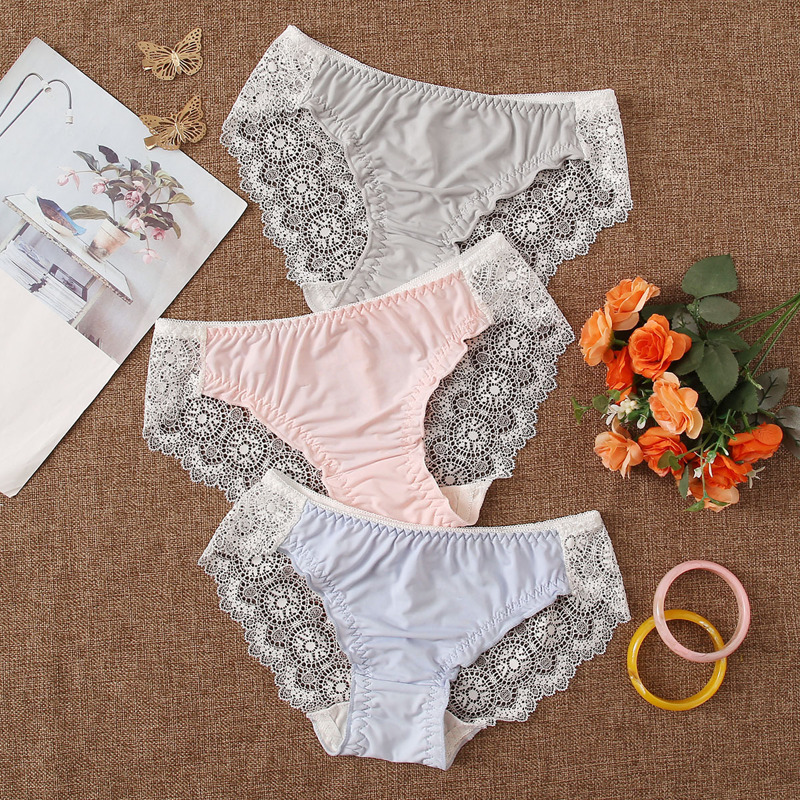 

3pack Lace Panty Set, Multicolor