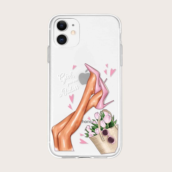 

Чехол для iPhone с графическим принтом, Многоцветный