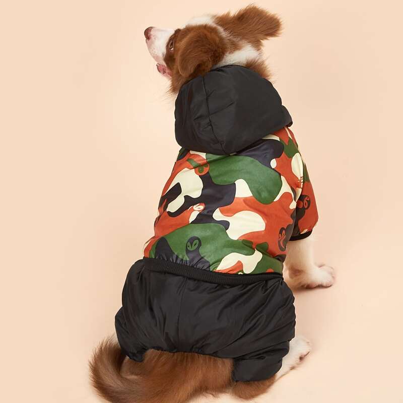 

Graphic Dog Jumpsuit, Green