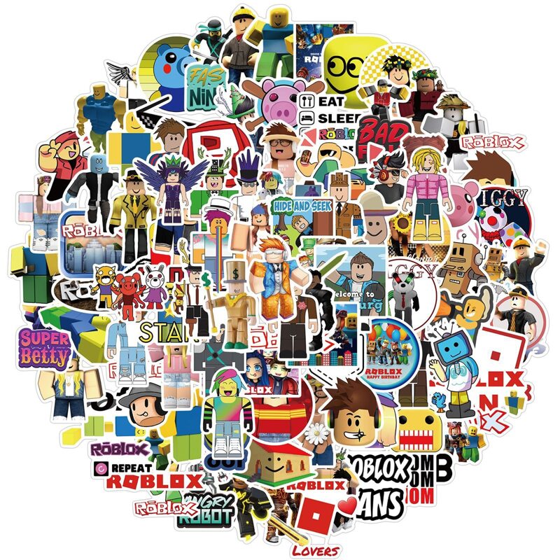 

100pcs Cartoon Sticker, Multicolor