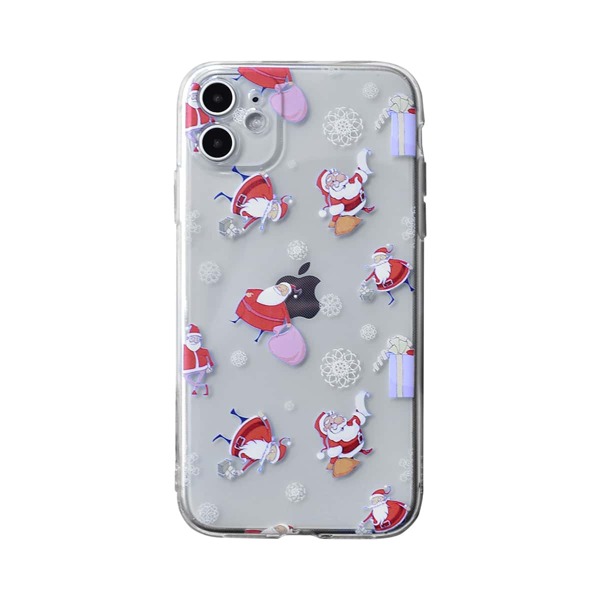 

Christmas Print iPhone Case, Clear