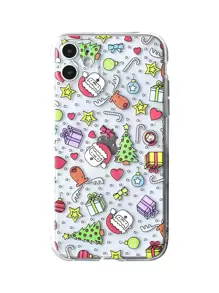 Funda compatible con iphone con estampado de navidad - Multicolor - Ver 1