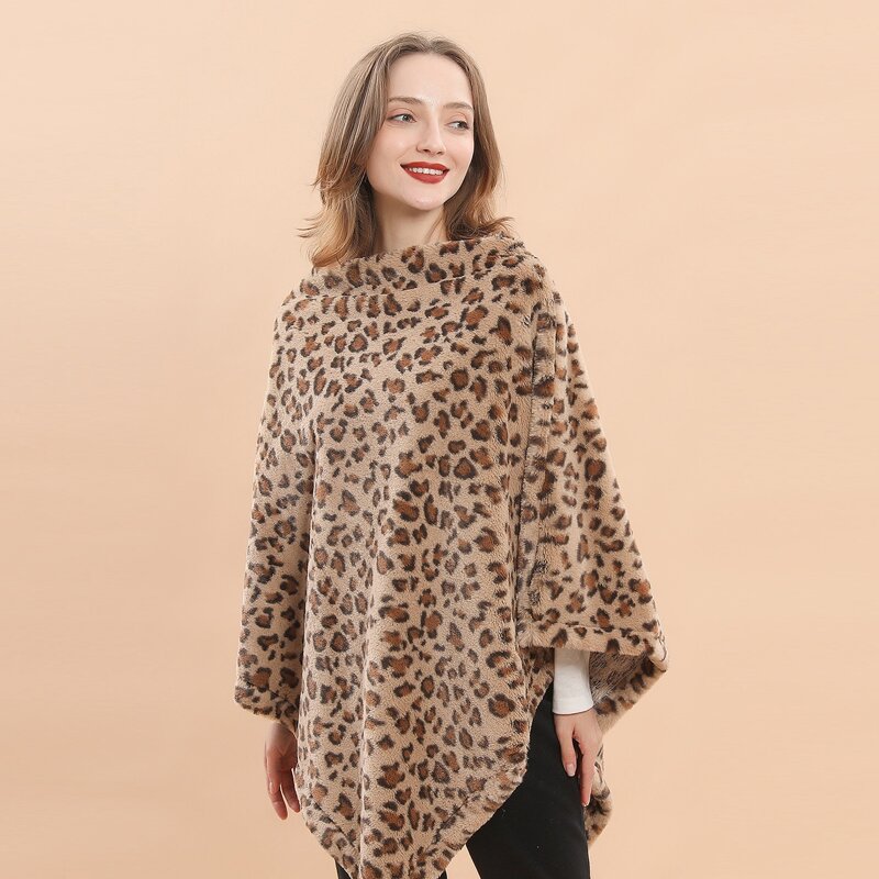 

Leopard Shawl Scarf, Multicolor
