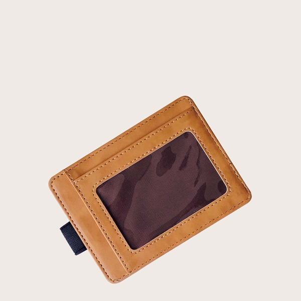 

Men Ultra Thin Card Holder, Brown