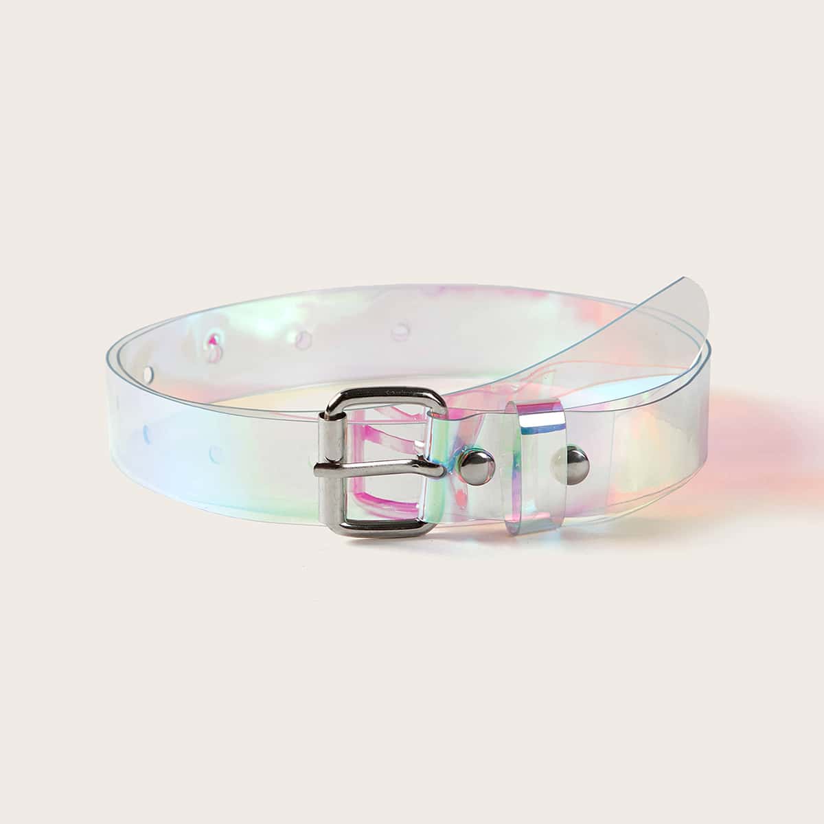 

Holographic Clear Belt