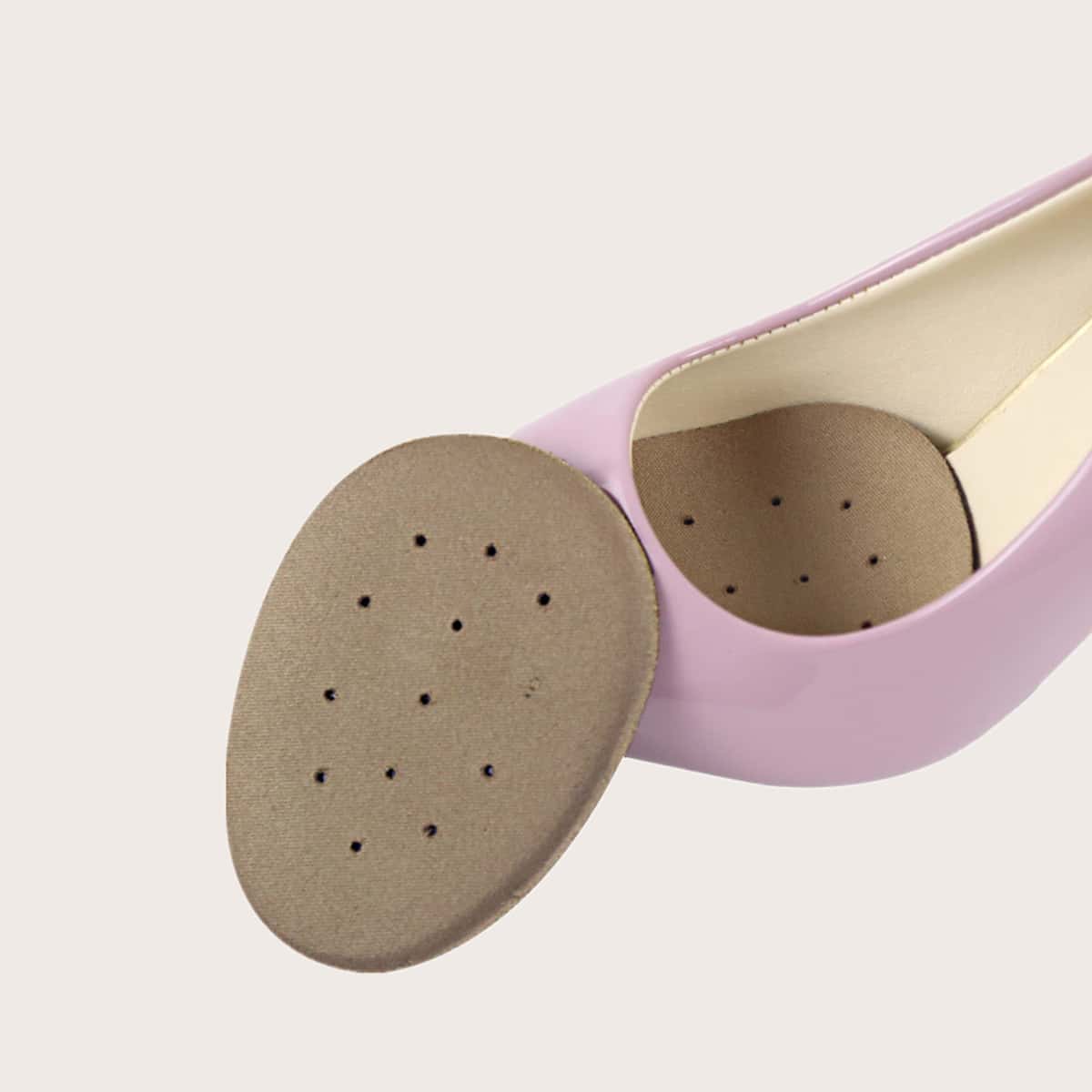 

2pcs Shock Absorption Massage Forefoot Pad, Apricot