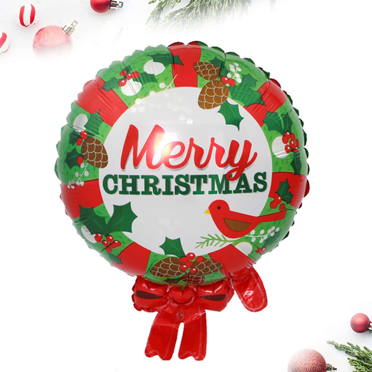

2pcs Christmas Balloon Set, Multicolor
