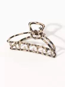 豹紋圖案髮爪 - 彩色 - 查看 1